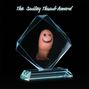 Crystal blank for award isolated on a black background with a clipping path